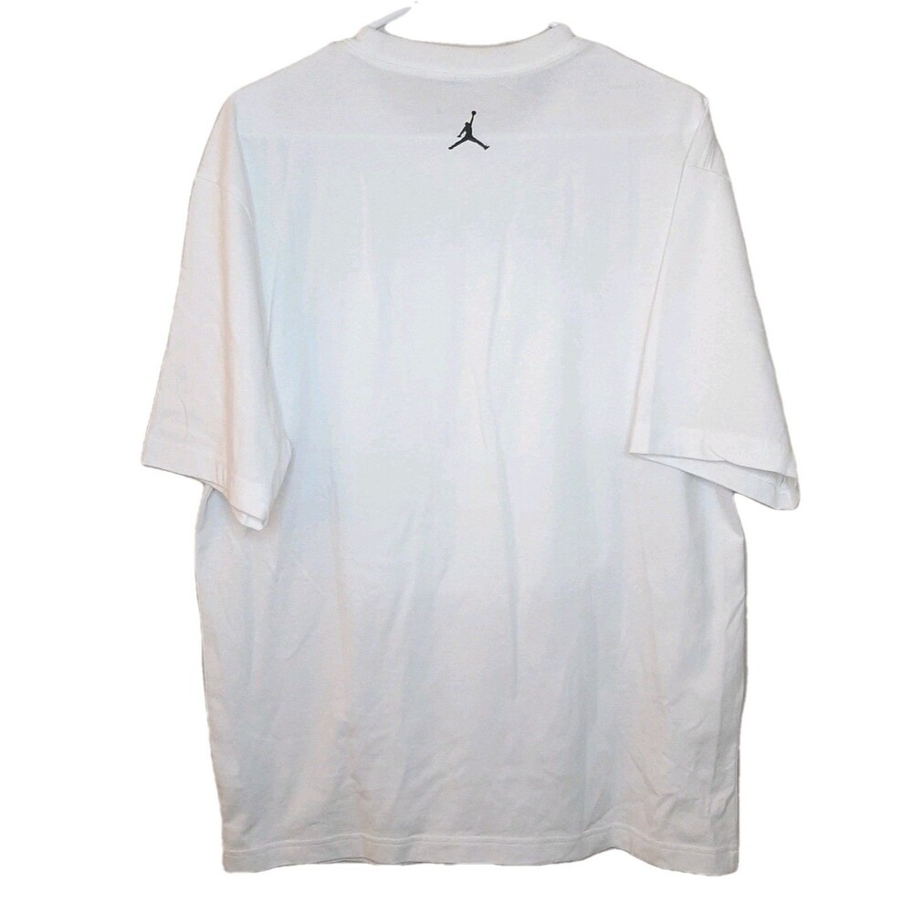 Air Jordan Comic Tee White Printed Men Size M Crew Neck Short Sleeve T Shirt - Picture 10 of 12